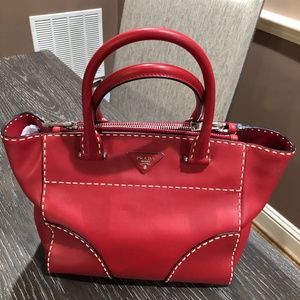 Prada B2861K CITY CALF FUOCO
